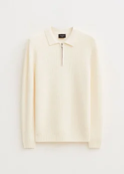 Half zip trui