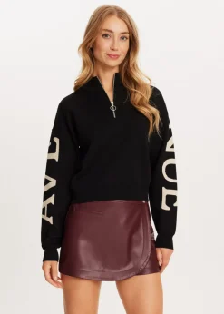 Halfzip trui