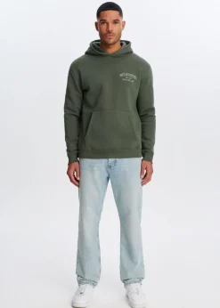 Hoodie met borduurdetails