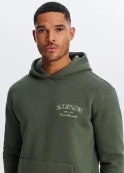 Hoodie met borduurdetails