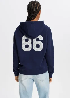 Hoodie met kanten detail