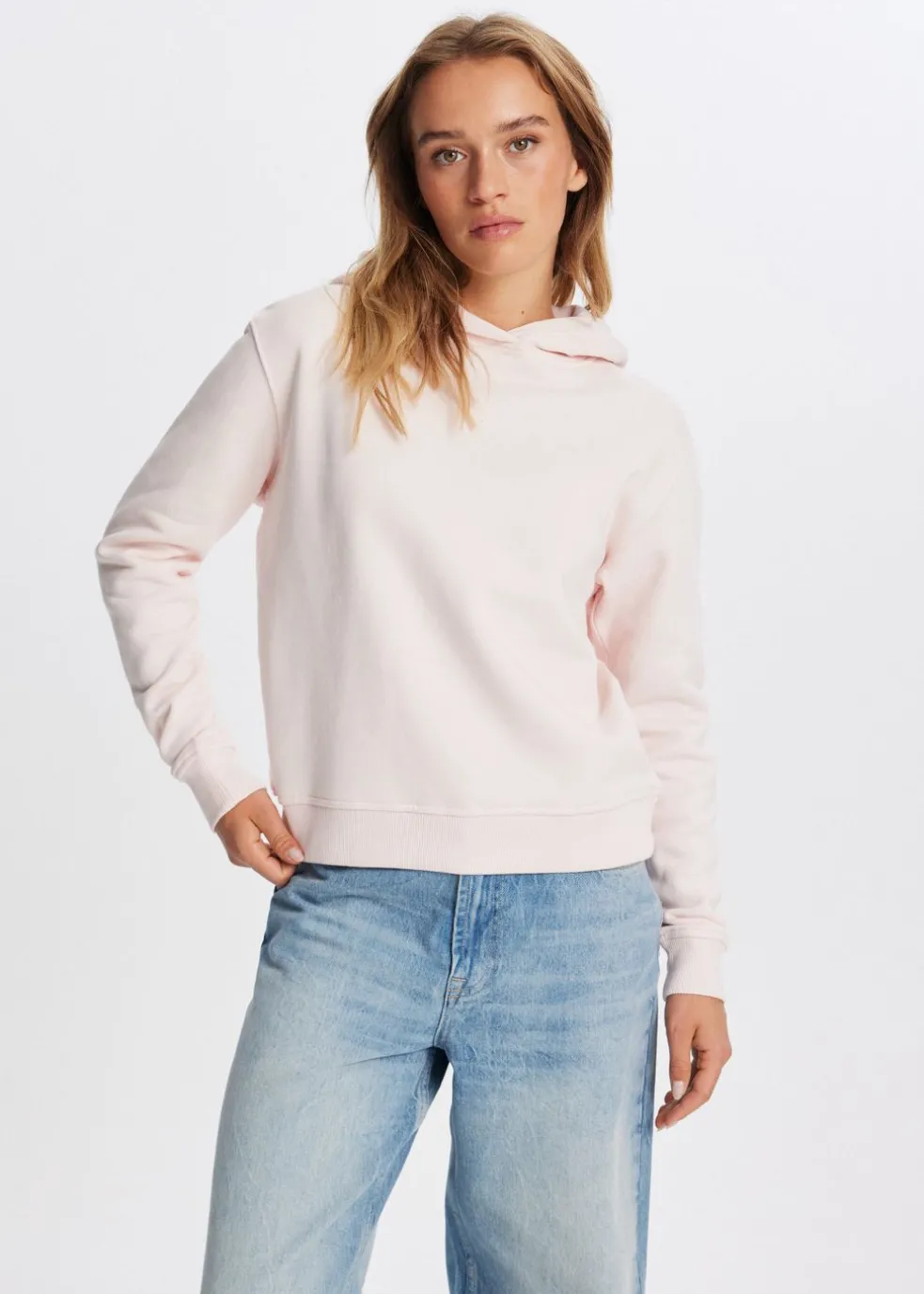 Hoodie met kanten detail