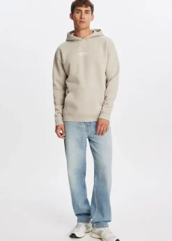 Hoodie met print bloemen