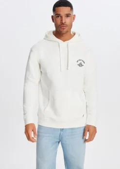 Hoodie met print bloemen