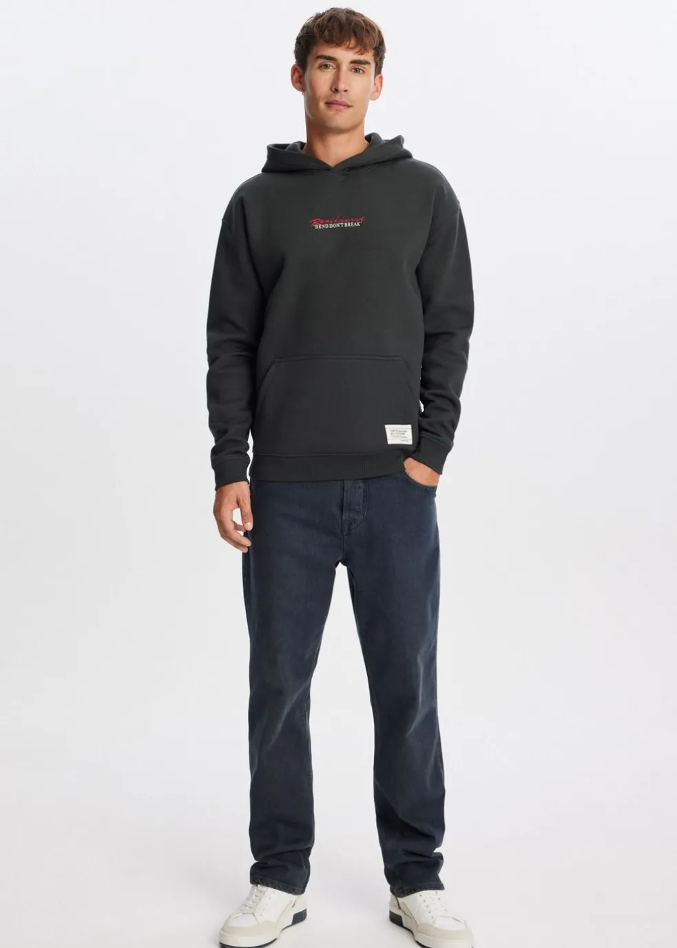 Hoodie met print bonsai