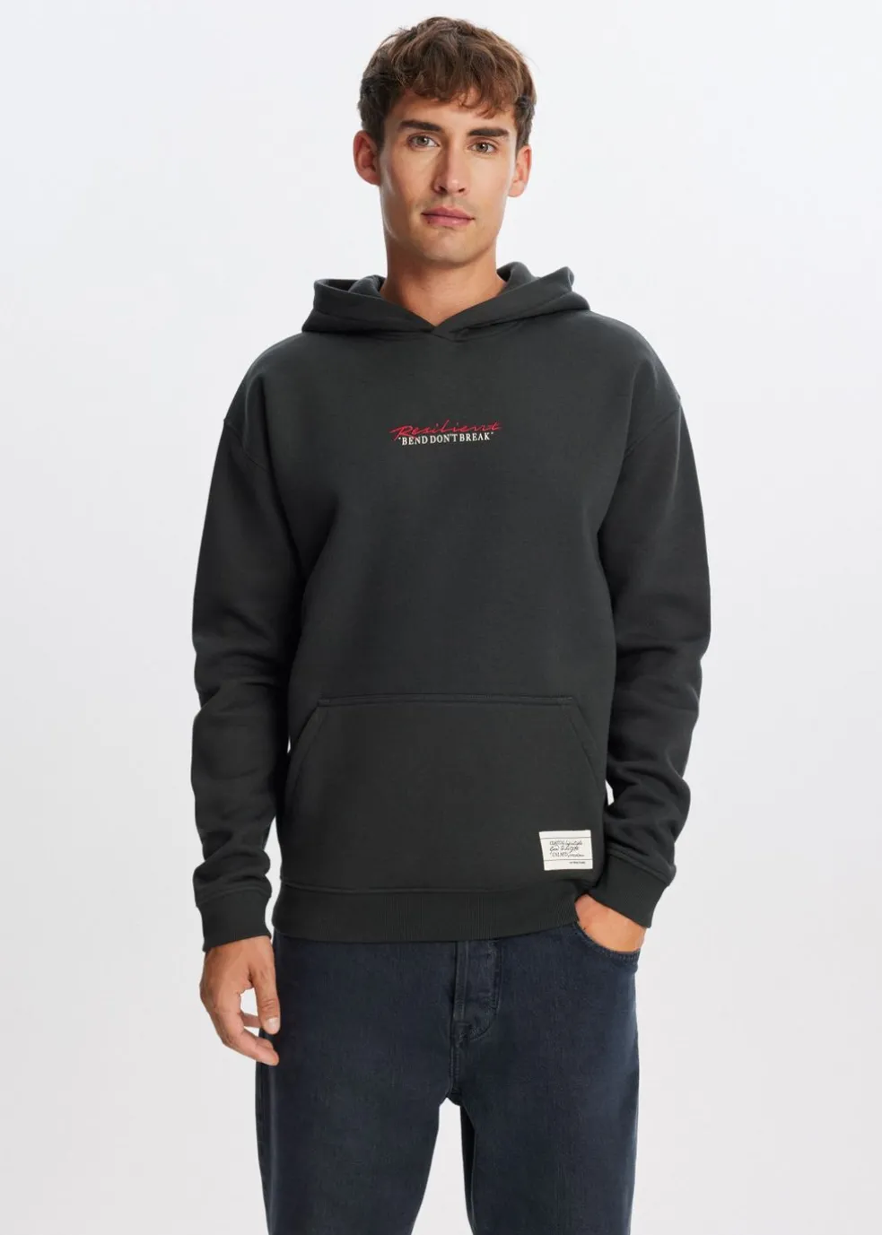 Hoodie met print bonsai