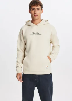 Hoodie met print café