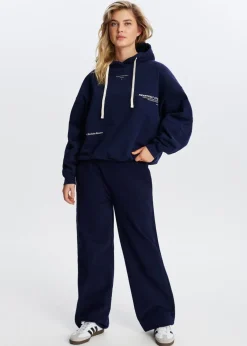 Hoodie met tekstprint