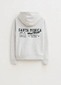 Hoodie met varsity print