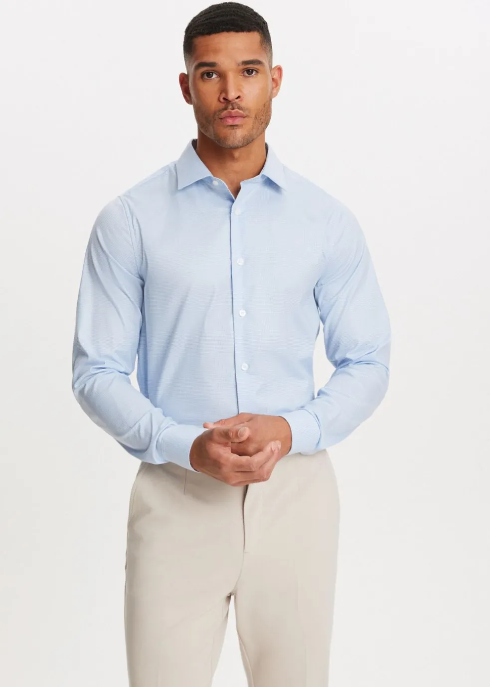 Houndstooth overhemd