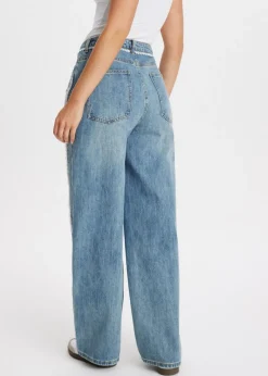 Jeans met kant