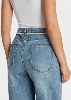 Jeans met kant