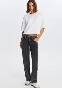 Jeans met sterren achterzakken
