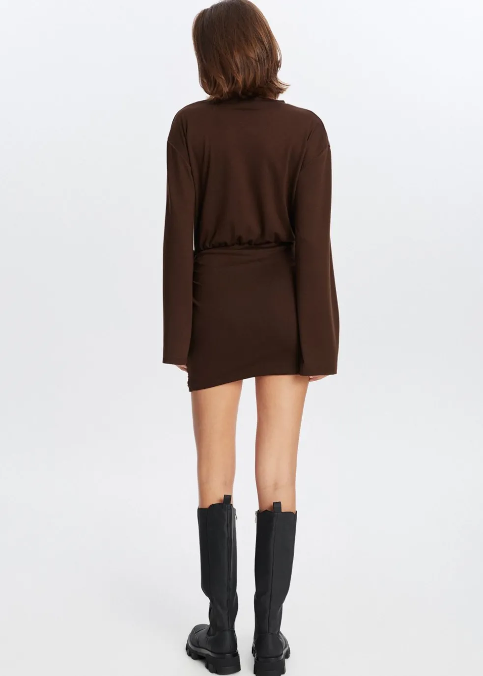Jurk met knoopdetail