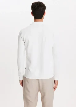 Lange mouwen polo met rits