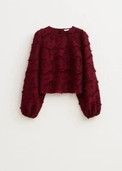 Lange mouwen top met balloon fit