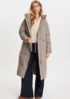 Lange puffer jacket