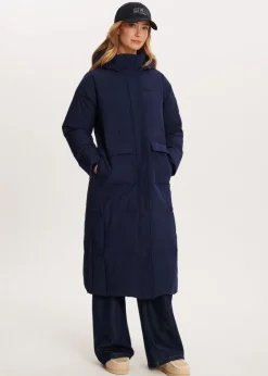 Lange puffer jacket