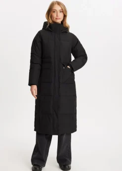 Lange puffer jacket