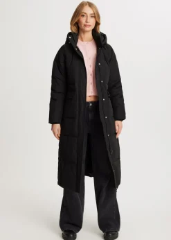 Lange puffer jacket