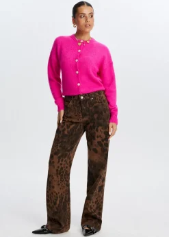 Leopard jeans