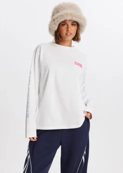 Longsleeve met ski print