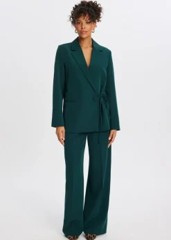 Loose fit broek met plooien