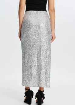 Maxi rok met pailletten