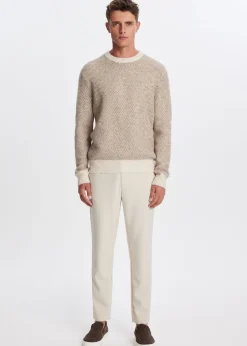 Melange broek