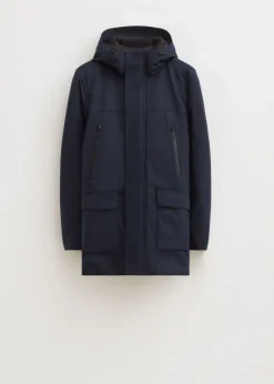 Melange parka