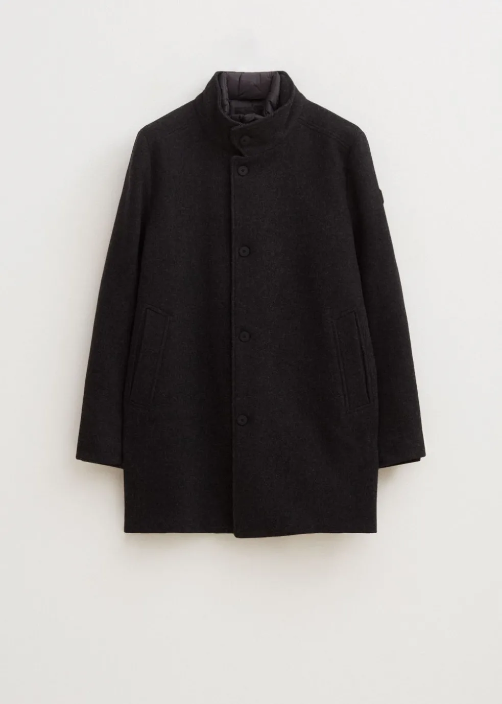Overcoat met logo