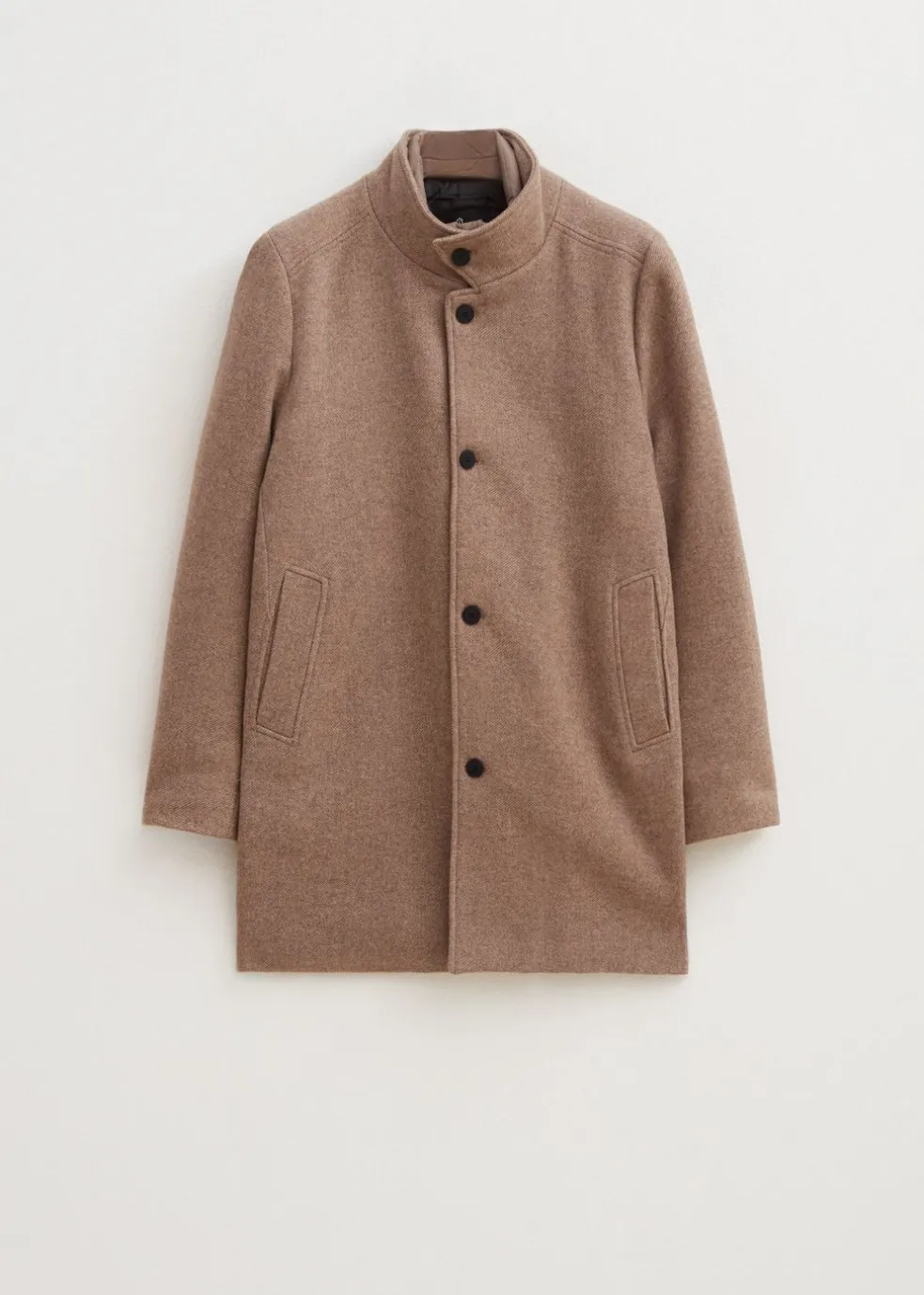 Overcoat met logo