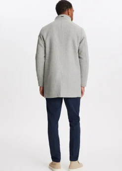 Overcoat met logo