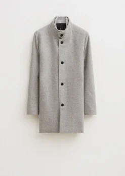 Overcoat met logo