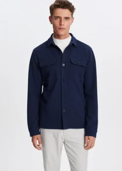 Overshirt herringbone