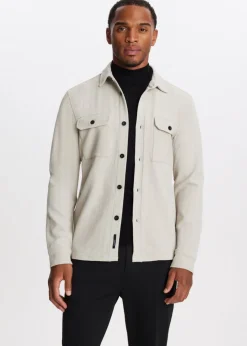 Overshirt herringbone