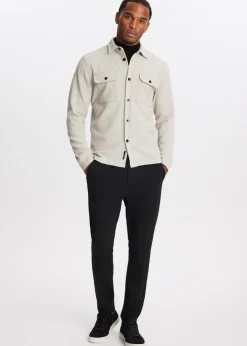 Overshirt herringbone