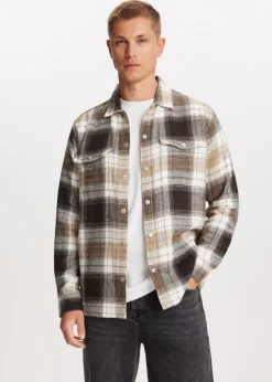 Overshirt met drukknopen