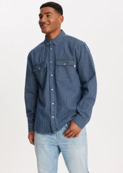 Overshirt met strepen