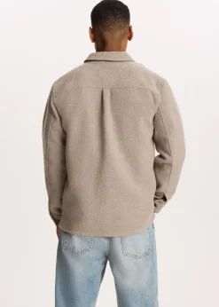Overshirt met structuur