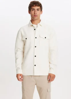 Overshirt met wafelstructuur