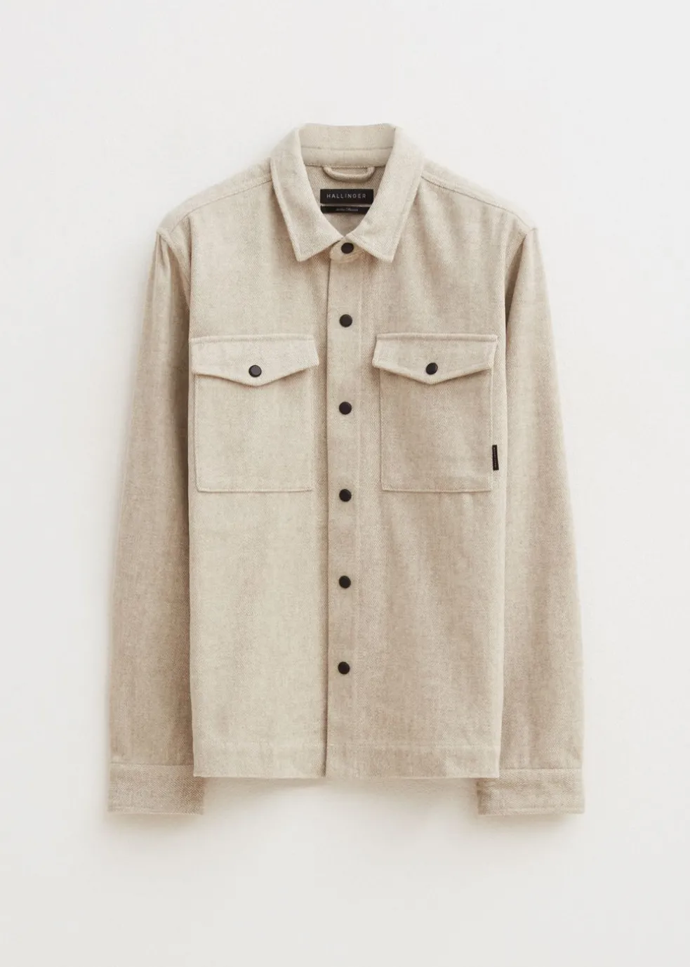 Overshirt van wolmix