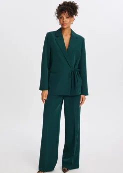 Oversized blazer met strik