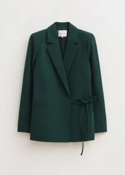 Oversized blazer met strik