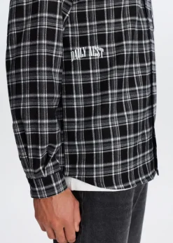 Oversized geruit overshirt