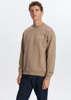 Oversized sweater met logo
