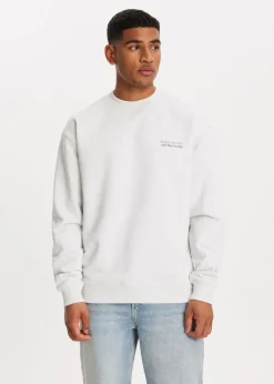 Oversized sweater met logo
