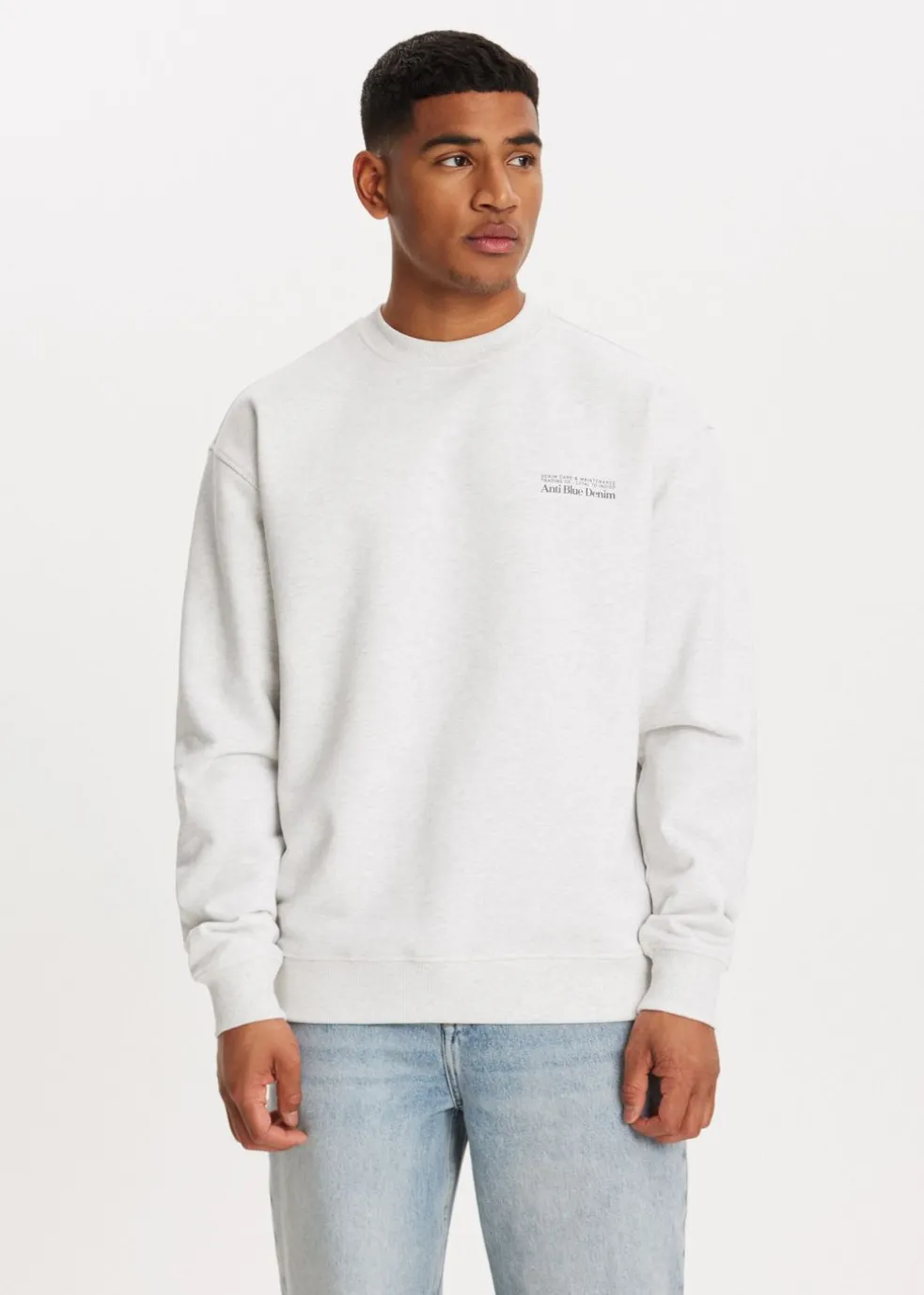 Oversized sweater met logo