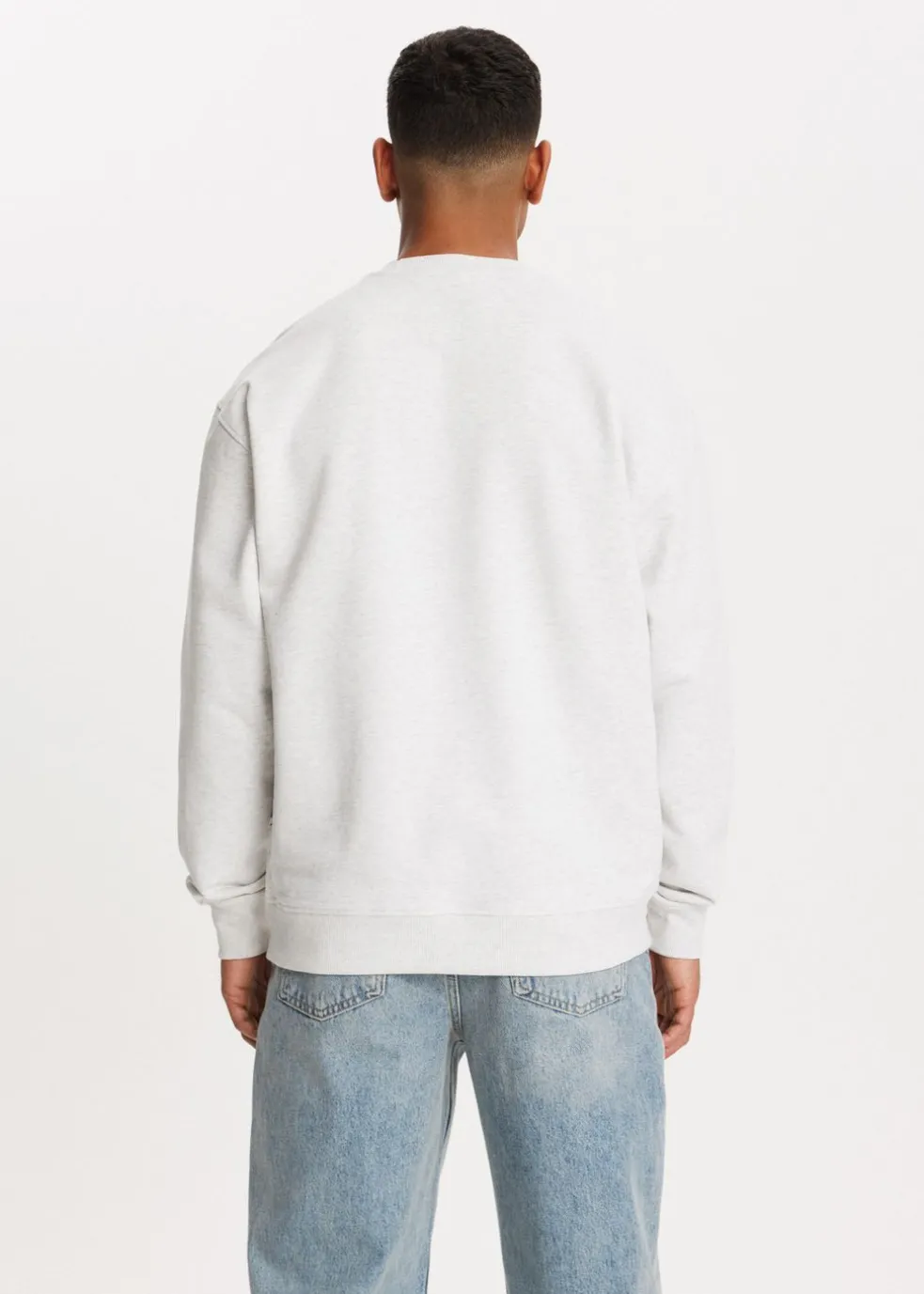 Oversized sweater met logo