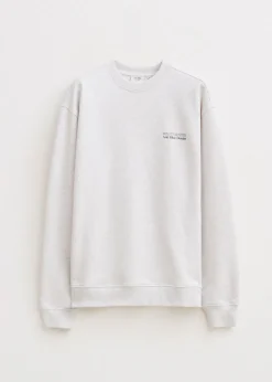 Oversized sweater met logo